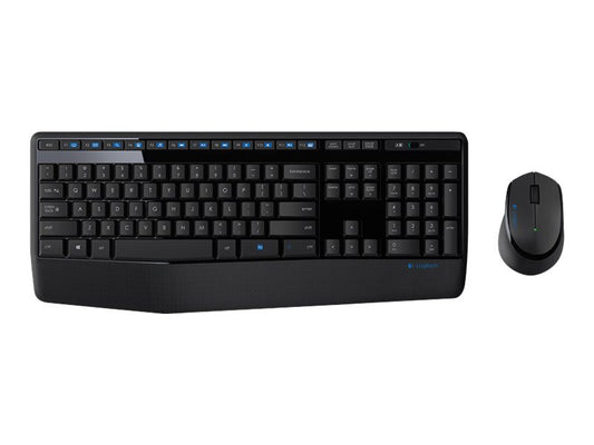 LOGITECH MK345 WIRELESS KEYBOARD AND MOUSE COMBO, 2.4GHZ US B RECEIVER - 1YR WTY