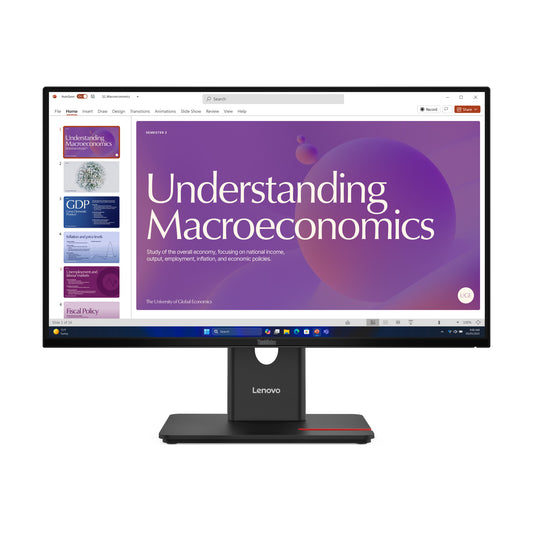 Lenovo ThinkVision T24D-40 LED display 60.5 cm (23.8") 1920 x 1080 pixels Full HD LCD Black