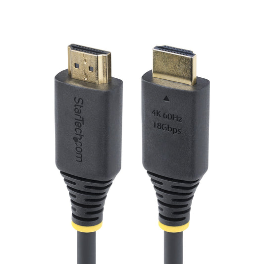 Star Tech 30cm (1ft) High Speed HDMI Cable, 4K 60Hz/1440p 144Hz, HDR10/HDCP 2.2/ARC, 18Gbps, UHD HDMI 2.0 Cord for TV/Monitor/Display, TPE Jacket