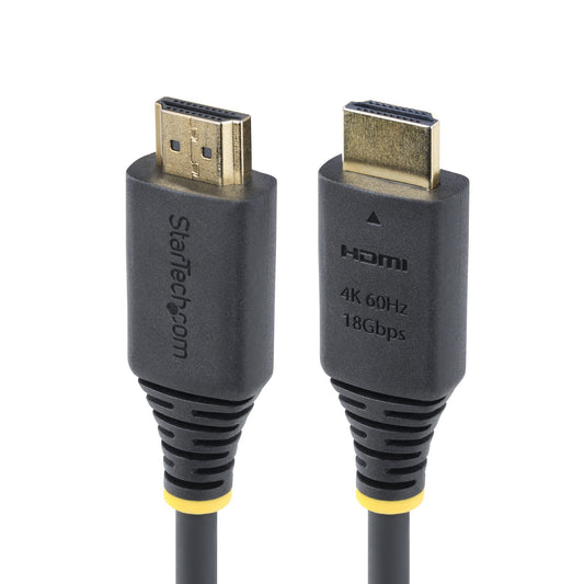 Star Tech 4m (13ft) Premium Certified High Speed HDMI Cable, 4K 60Hz/1440p 144Hz, HDR10/HDCP 2.2/ARC, 18Gbps, UHD HDMI 2.0 Cord for TV/Monitor/Display, TPE Jacket