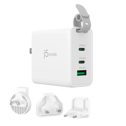 j5create JUP3565V mobile device charger Universal White AC Indoor