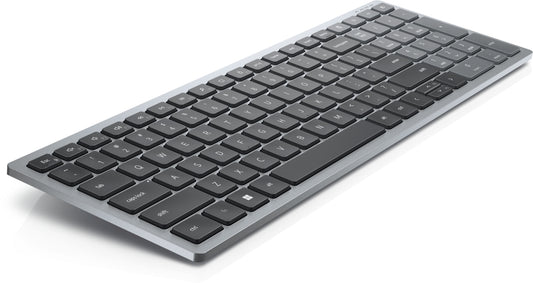 DELL KB740 keyboard Office RF Wireless + Bluetooth QWERTY US International Grey, Black