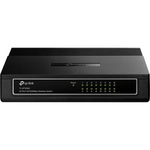 TP-Link16-port 10/100M Desktop Switch, 16 10/100M RJ45 ports, Plastic case