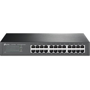 TP-Link 24-PORT UNMANAGED GIGABIT DESK/RACK SWITCH, STEEL CASE, 3YR WTY - TL-SG1024D