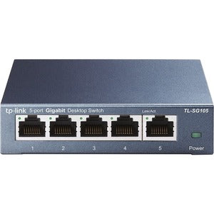 TP-Link 5-Port 10/100/1000Mbps Desktop Switch(TL-SG105), 3-Year WTY