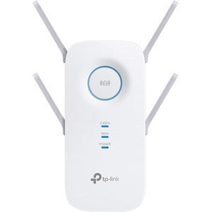TP-LinkAC2600 Wi-Fi Range Extender, Wall Plugged, 1733Mbps at 5GHz + 800Mbps at 2.4GHz, 802.11ac/a/b/g/n, 1 Gigabit Port, Ranger Extender button, LED on/off bu