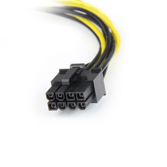 Star Tech 6in LP4 to 8 Pin PCI Express Video Card Power Cable Adapter
