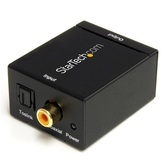 Star Tech SPDIF Digital Coaxial or Toslink Optical to Stereo RCA Audio Converter