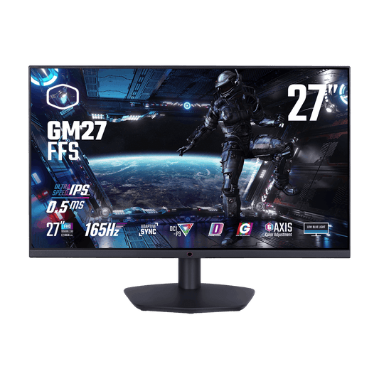 COOLER MASTER 27'' (16:9) FHD IPS, 0.5MS, 165HZ, DP, HDMI, 3YR WTY