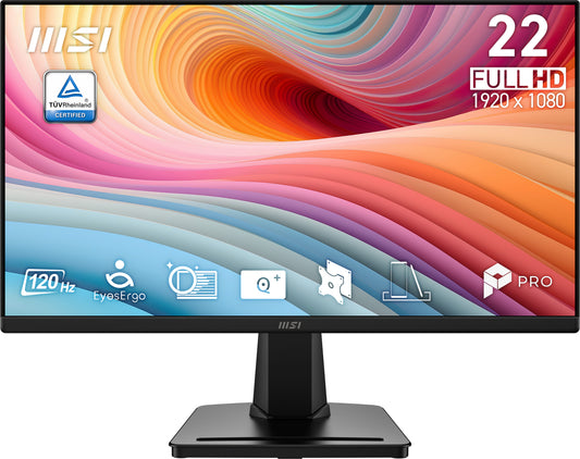 MSI PRO MP225 E12VL computer monitor 54.5 cm (21.4") 1920 x 1080 pixels Full HD Black
