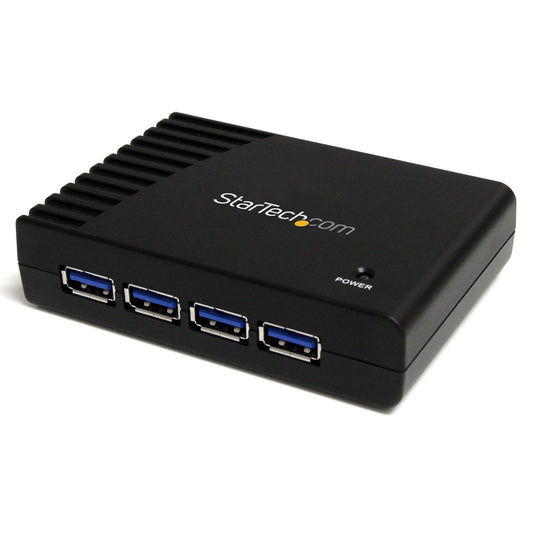 Star Tech 4 Port Black SuperSpeed USB 3.0 Hub - 5Gbps