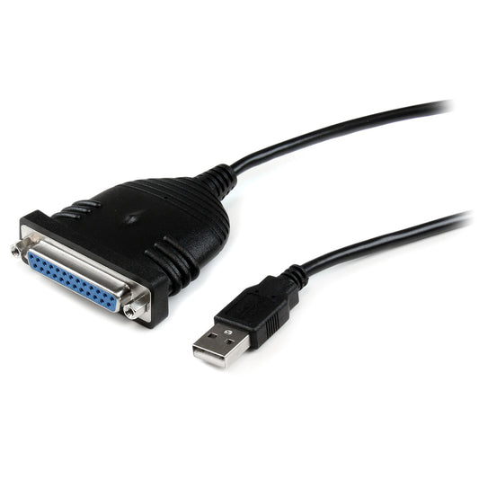 StarTech 6 ft USB to DB25 Parallel Printer Adapter Cable - M/F