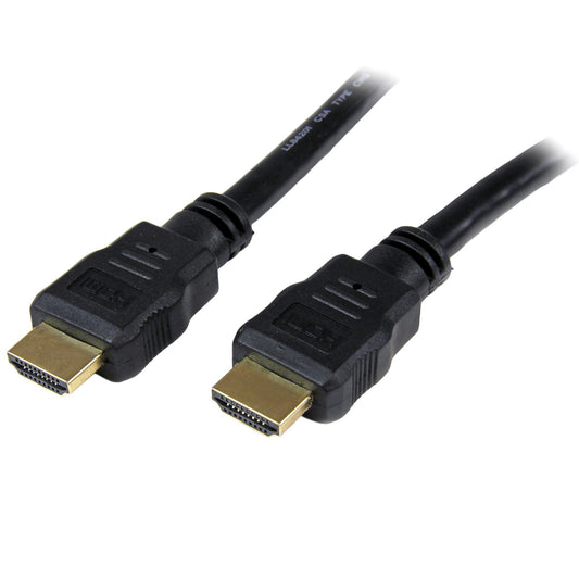 Star Tech 1m (3ft) HDMI Cable - 4K High Speed HDMI Cable with Ethernet - UHD 4K 30Hz Video - HDMI 1.4 Cable - Ultra HD HDMI Monitors, Projectors, TVs & Displays - Black HDMI Cord - M/M