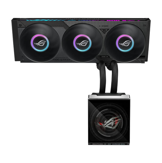 ASUS ROG Strix SLC IV 360 ARGB LCD Processor All-in-one liquid cooler 12 cm Black 1 pc(s) product image