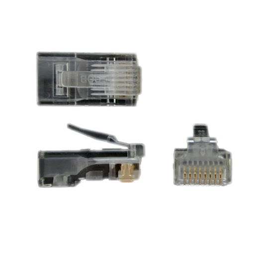 Star Tech CRJ45SOL50PK wire connector RJ-45 Transparent