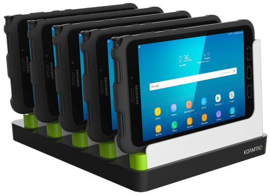 SAMSUNG (KOAMTAC) TAB ACTIVE3 & ACTIVE5 5 SLOT BATTERY CHARGING DOCK (BLACK)