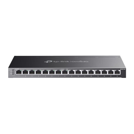 TP-Link JetStreamâ„¢ 16-Port Gigabit Smart Switch with 8-Port PoE+ -(TL-SG2016P)