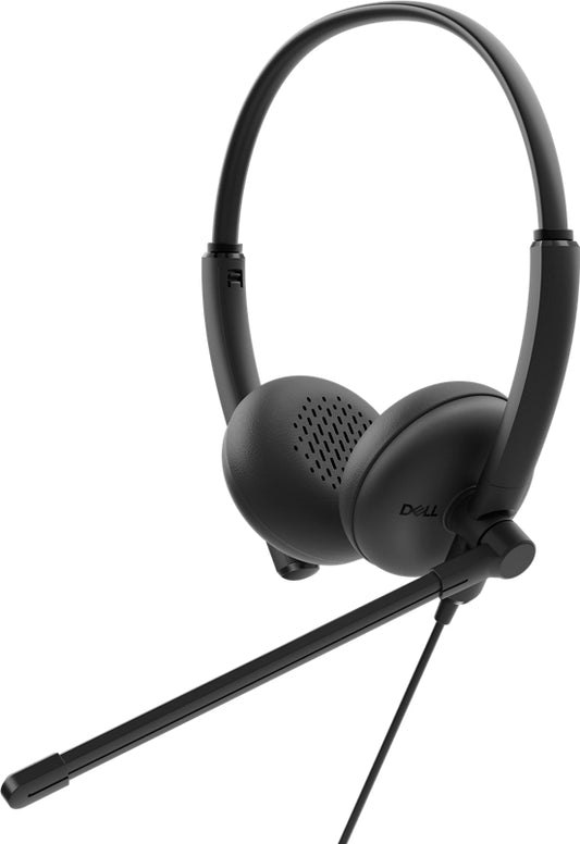 Dell WH125 Headset Wired Head-band Office/Call center USB Type-A Black product image