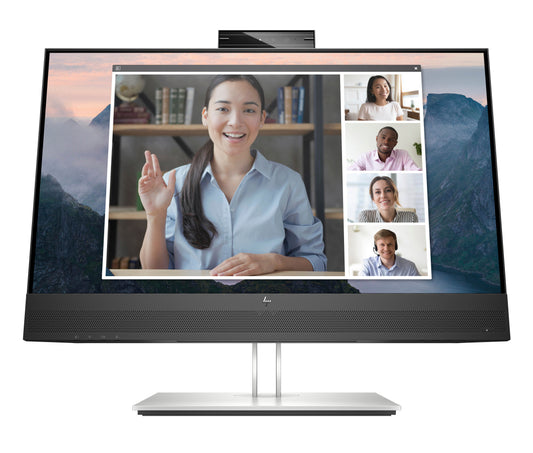HP E24MV 169L0AA G4, 23.8" IPS LED, 1920x1080, 16:9, 5ms, 1xHDMI, 1xDP, 1xVGA, USB, Webcam, Speakers, VESA, Adjustable Height, Tilt, Swivel, Pivot, 3 Year