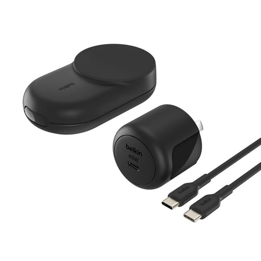 Belkin UltraCharge 3-in-1 Foldable Magnetic Cha (WIZ037AUBK)