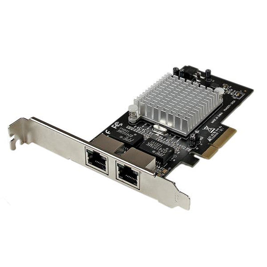 Star Tech Dual Port PCI Express (PCIe x4) Gigabit Ethernet Server Adapter Network Card - Intel i350 NIC