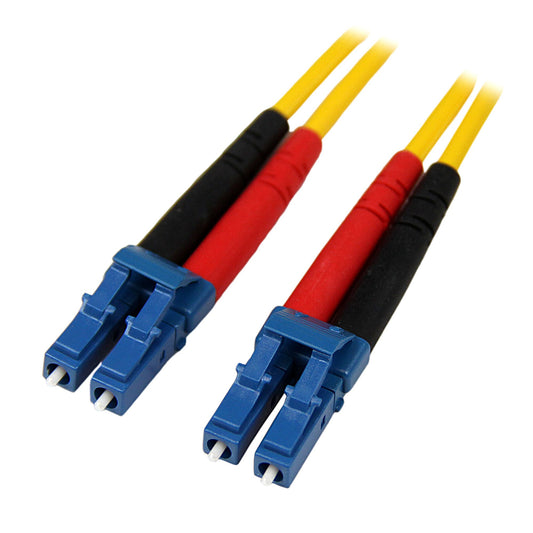Star Tech 4m Fiber Optic Cable - Single-Mode Duplex 9/125 LSZH Fiber Jumper Cord - LC/LC