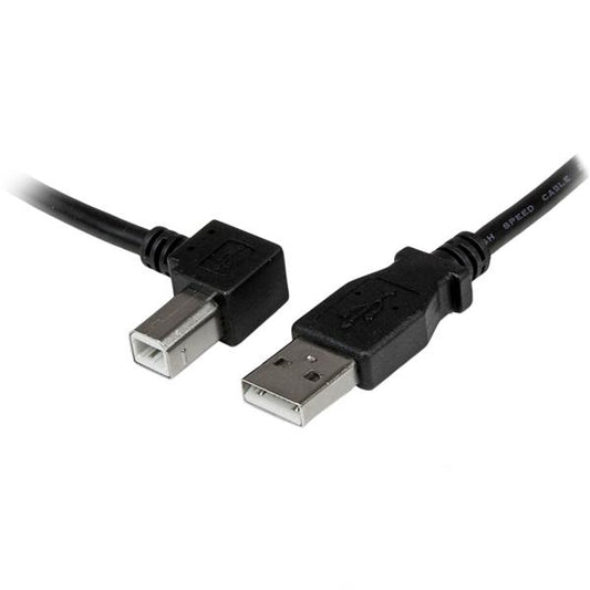 Star Tech 1m USB 2.0 A to Left Angle B Cable - M/M