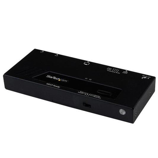 Star Tech 2 Port HDMI Switch w/ Automatic and Priority Switching - 1080p
