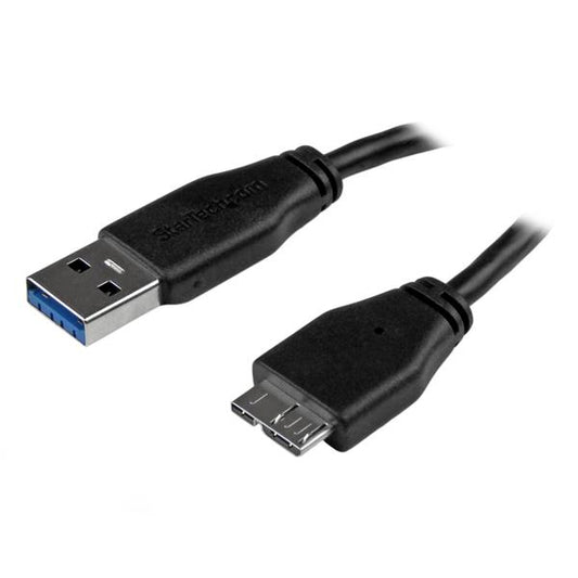 Star Tech Slim Micro USB 3.0 Cable - M/M - 15cm (6in)