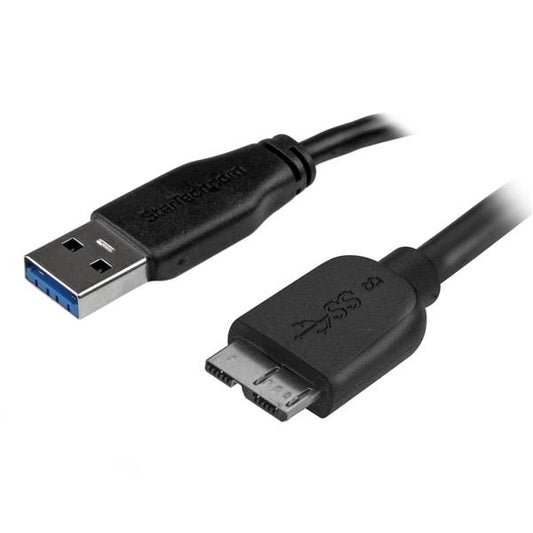 Star Tech Slim Micro USB 3.0 Cable - M/M - 2m (6ft)