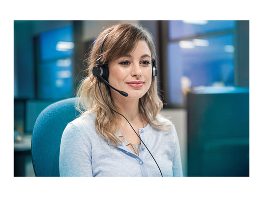 JABRA COREDED BIZ 2300 DUO HEADSET,QD