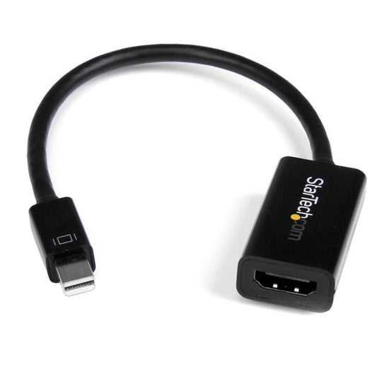 Star Tech Mini DisplayPort to HDMI Adapter - Active mDP to HDMI Video Converter - 4K 30Hz - Mini DP or Thunderbolt 1/2 Mac/PC to HDMI Monitor/TV/Display - mDP 1.2 to HDMI Adapter Dongle