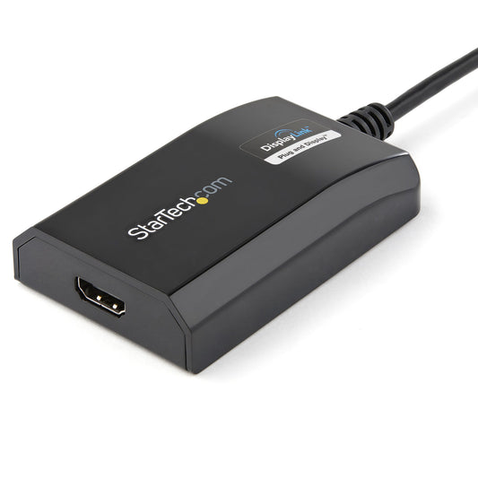 Star Tech USB 3.0 to HDMI Adapter - DisplayLink Certified - 1080p (1920x1200) - USB Type-A to HDMI Display Adapter Converter for Monitor - External Video & Graphics Card - Windows/Mac