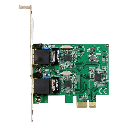 Star Tech Dual Port Gigabit PCI Express Server Network Adapter Card - PCIe NIC