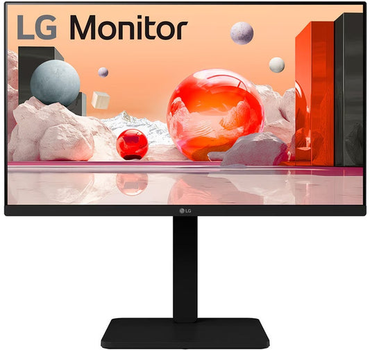 LG 23.8" (16:9) FHD IPS, HDMI, DP, VGA, DVI, SPKR, H/ADJ, VESA, SLIM BEZEL, NEW 24BK550Y-B