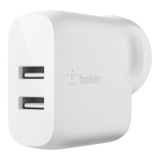 Belkin DUAL USB-A WALL CHARGER 24W (WCB002AUWH)