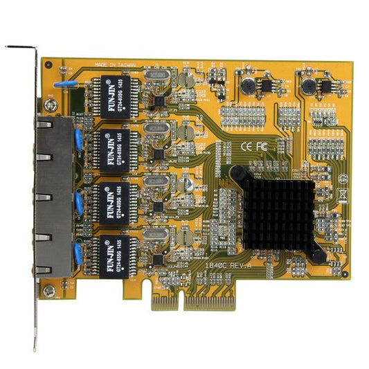 Star Tech 4-Port PCIe Gigabit Network Adapter Card
