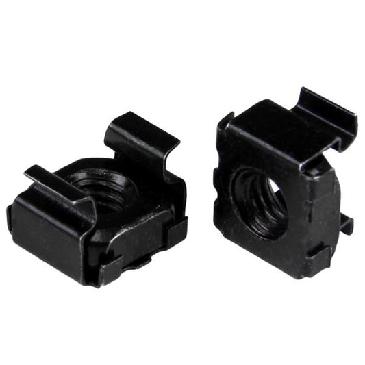 Star Tech M5 Cage Nuts - 50 Pack, Black