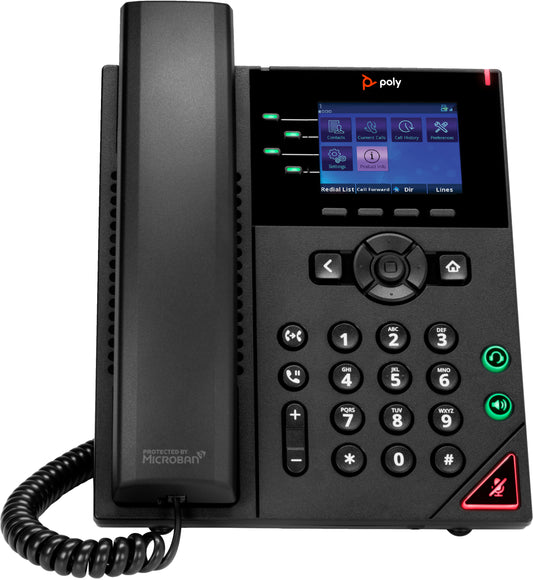 HP Poly Poly OBi VVX 250 4-Line IP Phone and PoE-enabled with Power Supply product image