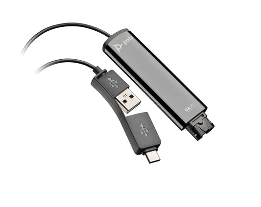 HP Poly DA75 USB to QD Black Adapter TAA product image