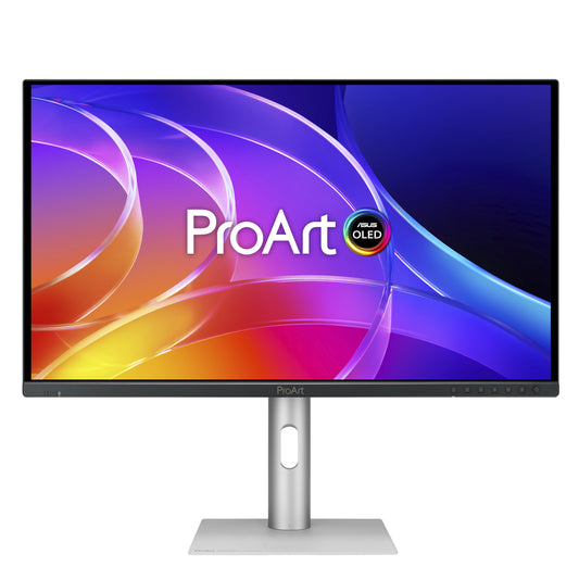 ASUS ProArt OLED PA279CDV computer monitor 67.3 cm (26.5") 3840 x 2160 pixels 4K Ultra HD QD-OLED Black, Silver product image