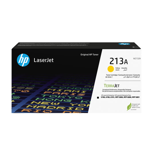HP 213A Yellow Original LaserJet Toner Cartridge