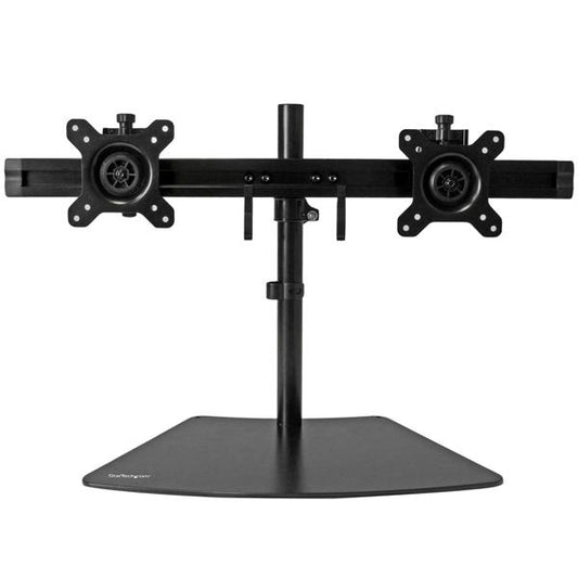 Star Tech Dual-Monitor Stand - Horizontal - Black