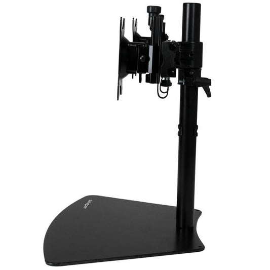 Star Tech Dual-Monitor Stand - Horizontal - Black