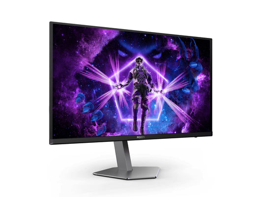 AOC AGON PRO AG276QSD computer monitor 67.3 cm (26.5") 2560 x 1440 pixels Quad HD QD-OLED Black, Grey