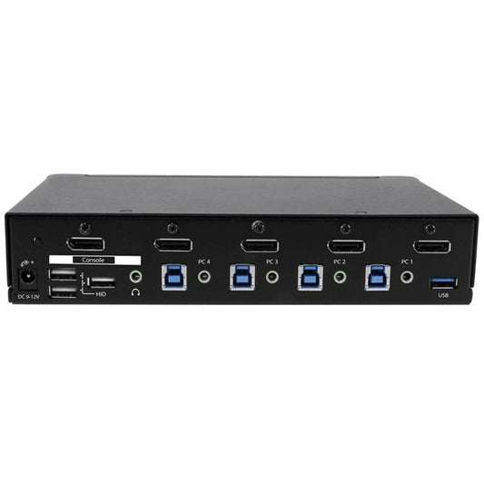 Star Tech 4-Port DisplayPort KVM Switch - USB 3.0 - 4K 30Hz