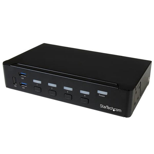 Star Tech 4-Port DisplayPort KVM Switch - USB 3.0 - 4K 30Hz