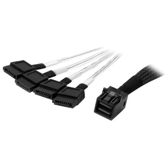 Star Tech Internal Mini-SAS to SATA Cable - SFF-8643 to 4x SATA - 1 m