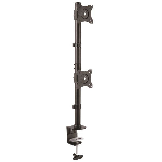 Star Tech Desk-Mount Dual Monitor Mount - Vertical - Steel