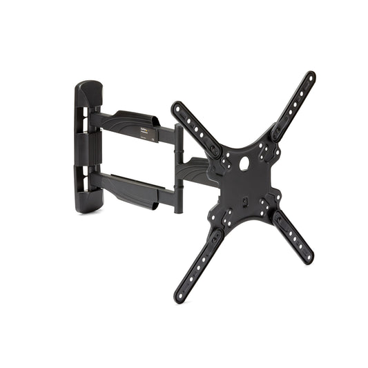 Star Tech Full Motion TV Wall Mount - 32-55 inch (77lb/35kg) VESA Displays - Low Profile Universal Flat Screen TV Wall Mount - Heavy Duty Adjustable Tilt/Swivel Articulating Arm Bracket